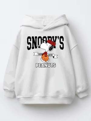 Snoopy’s Peanuts Baseball Kids Hoodie