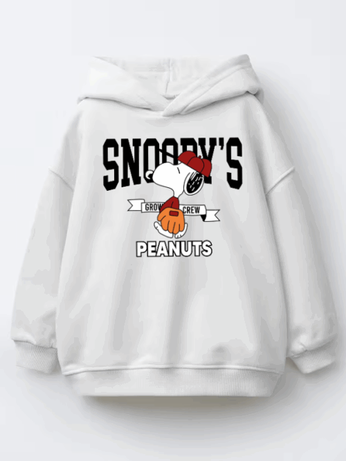 Snoopy’s Peanuts Baseball Kids Hoodie
