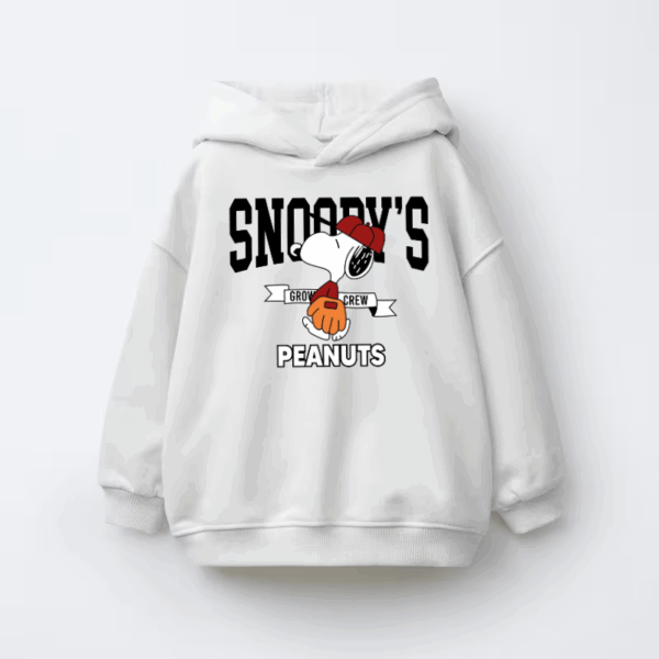 Snoopy’s Peanuts Baseball Kids Hoodie
