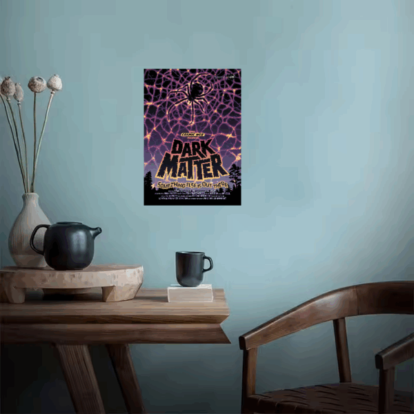 Something Is Out There Dark Matter Universe Poster
