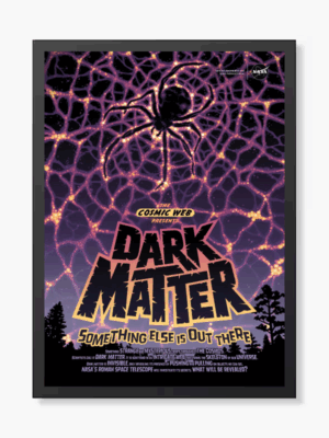 Something Is Out There Dark Matter Universe Poster