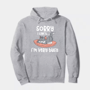 Sorry I Cant I Am Very Busy Hoodie