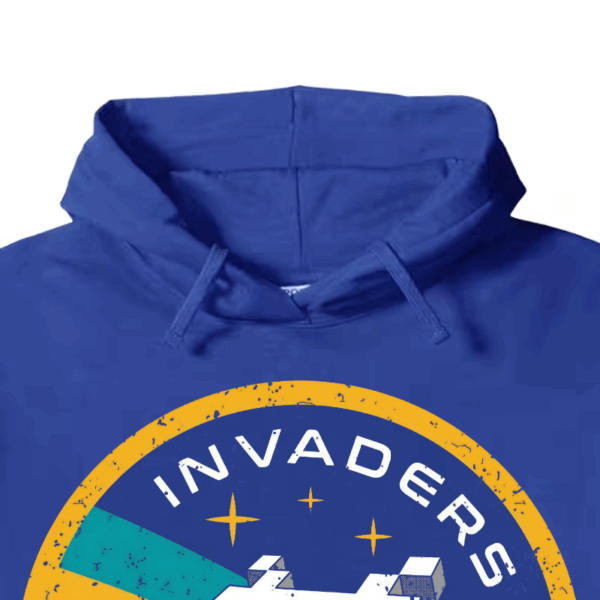Space Invaders Classic Retro Arcade Gaming Hoodie