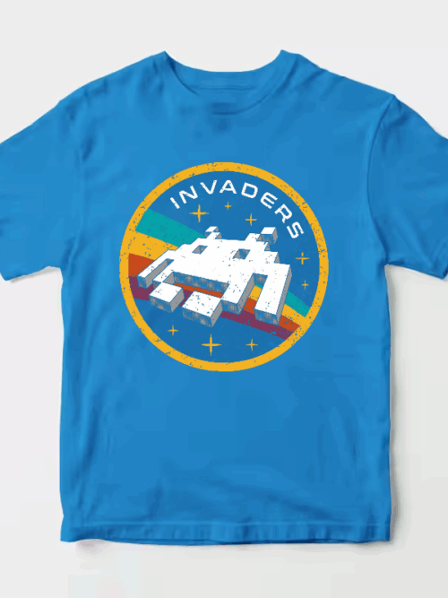 Space Invaders Classic Retro Arcade Gaming Unisex T-Shirt