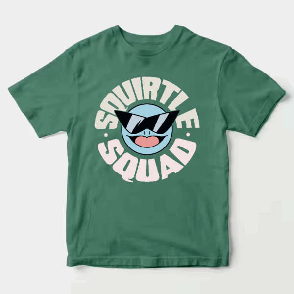 Squirtle Squad Legends – Retro Pokémon Unisex T-Shirt