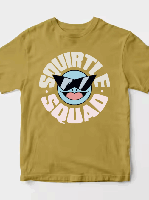 Squirtle Squad Legends – Retro Pokémon Unisex T-Shirt