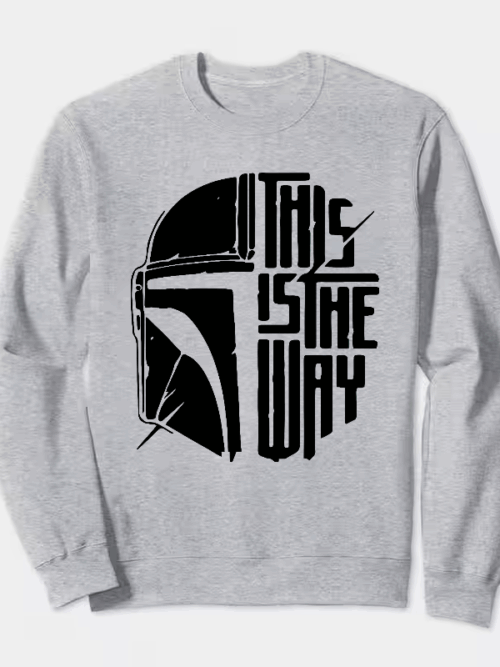 Star Warrior Path This Is The Way Crewneck Sweatshirt