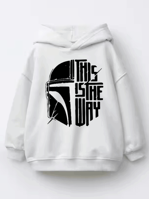 Star Warrior Path This Is The Way Kids Hoodie