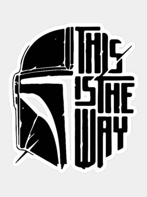 Star Warrior Path This Is The Way Sticker