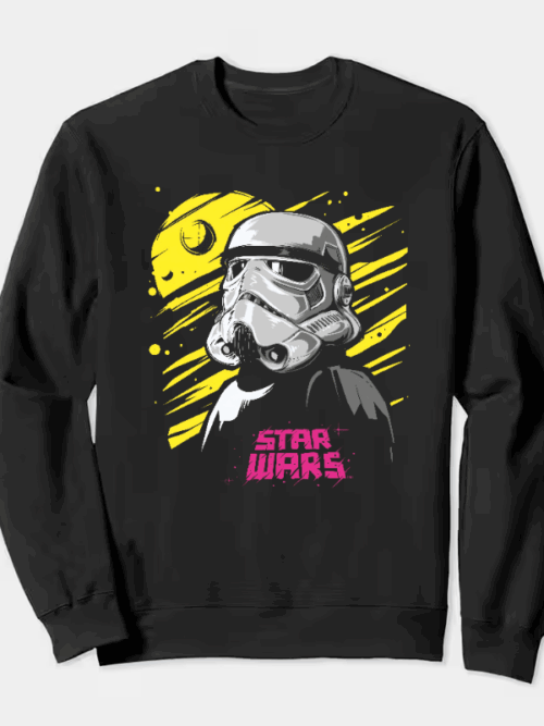 Star Warrior Stormtrooper Deep Space Patrol Crewneck Sweatshirt
