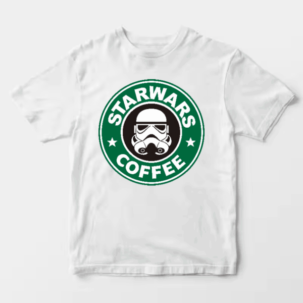 Star Wars Coffee Parody Galactic Roast Emblem Unisex T-Shirt