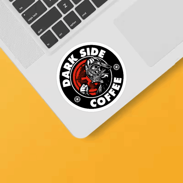 Star Wars Dark Roast Darth Vader Coffee Sticker Star Wars Dark Roast Darth Vader Coffee Sticker