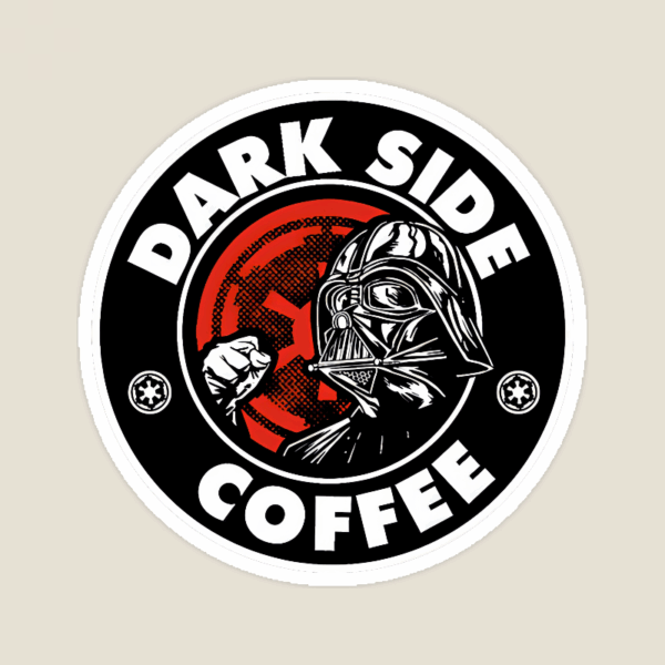 Star Wars Dark Roast Darth Vader Coffee Sticker Star Wars Dark Roast Darth Vader Coffee Sticker