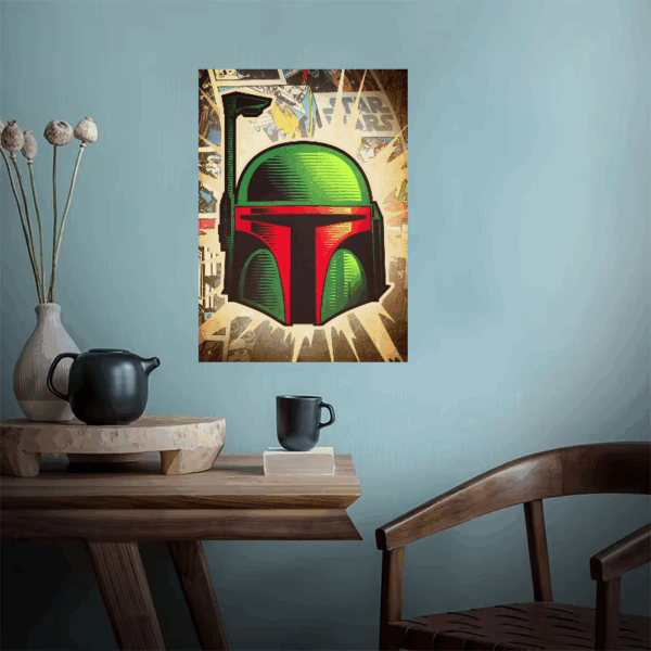 Star Wars Stormtrooper Comic Style Poster