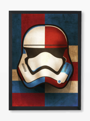 Star Wars Stormtrooper First Order Shapes poster Poster