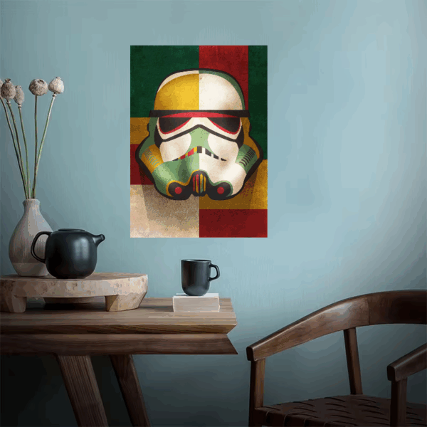Star Wars Stormtrooper Lost in the Woods Poster