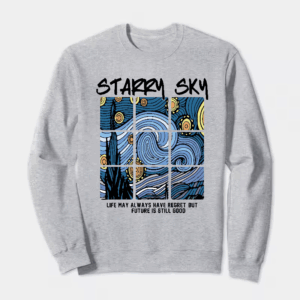 Starry Sky Future Hope Crewneck Sweatshirt