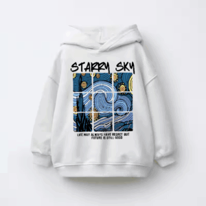 Starry Sky Future Hope Kids Hoodie