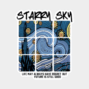 Starry Sky Future Hope Sticker