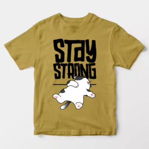 Stay Strong Brave Cat Spirit Unisex T-Shirt