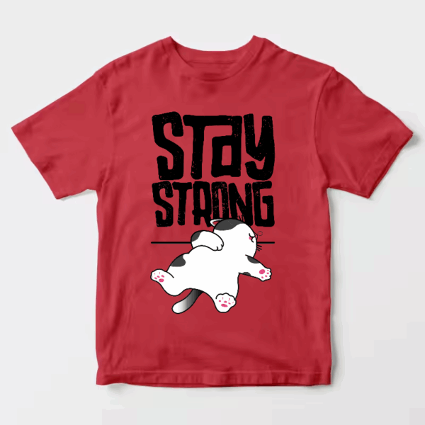 Stay Strong Brave Cat Spirit Unisex T-Shirt