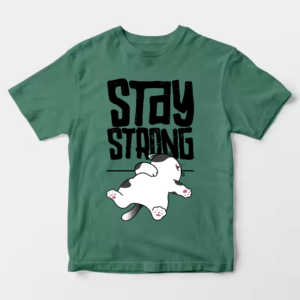 Stay Strong Brave Cat Spirit Unisex T-Shirt