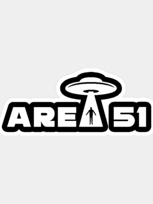 Straight Outta Area 51 Sticker