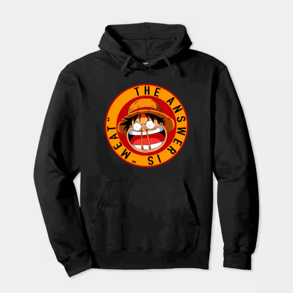 Straw Hat Luffy Meat Sniffer One Piece Hoodie