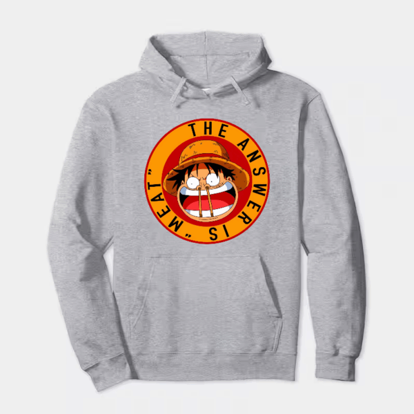 Straw Hat Luffy Meat Sniffer One Piece Hoodie