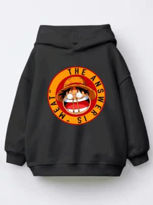 Straw Hat Luffy Meat Sniffer One Piece Kids Hoodie
