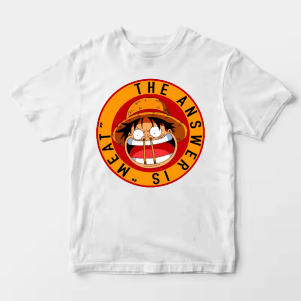 Straw Hat Luffy Meat Sniffer One Piece Unisex T-Shirt