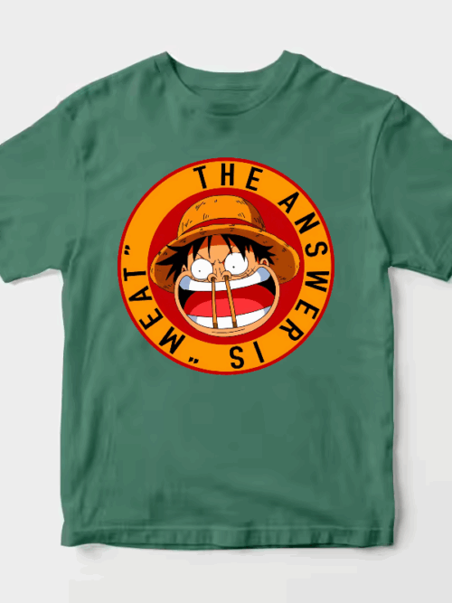 Straw Hat Luffy Meat Sniffer One Piece Unisex T-Shirt