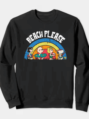 Summer Days with the Peanuts Gang Vintage Beach Edition Crewneck Sweatshirt