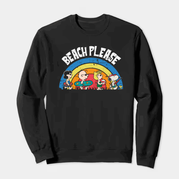 Summer Days with the Peanuts Gang Vintage Beach Edition Crewneck Sweatshirt