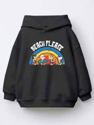 Summer Days with the Peanuts Gang Vintage Beach Edition Kids Hoodie