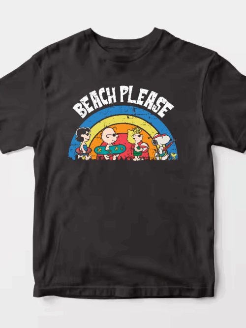 Summer Days with the Peanuts Gang Vintage Beach Edition Unisex T-Shirt