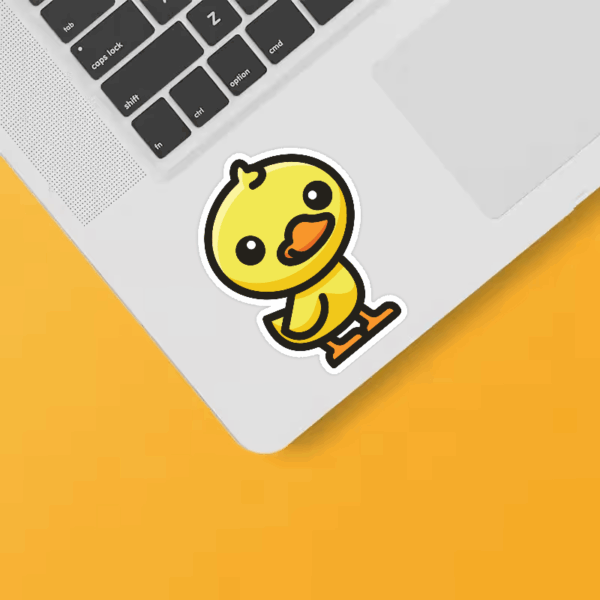 Sunny Waddle Baby Duckling Sticker Sunny Waddle Baby Duckling Sticker