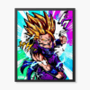 Super Saiyan 2 Gohan Power Surge Anime Poster