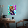 Super Saiyan 2 Gohan Power Surge Anime Poster