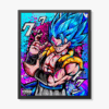 Super Saiyan Gogeta Fusion Warrior – Dragon Ball Anime Poster