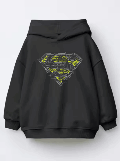 Superman Shield Kids Hoodie