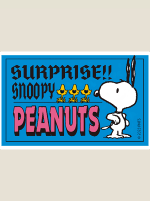 Surprise Snoopy Peanuts Sticker