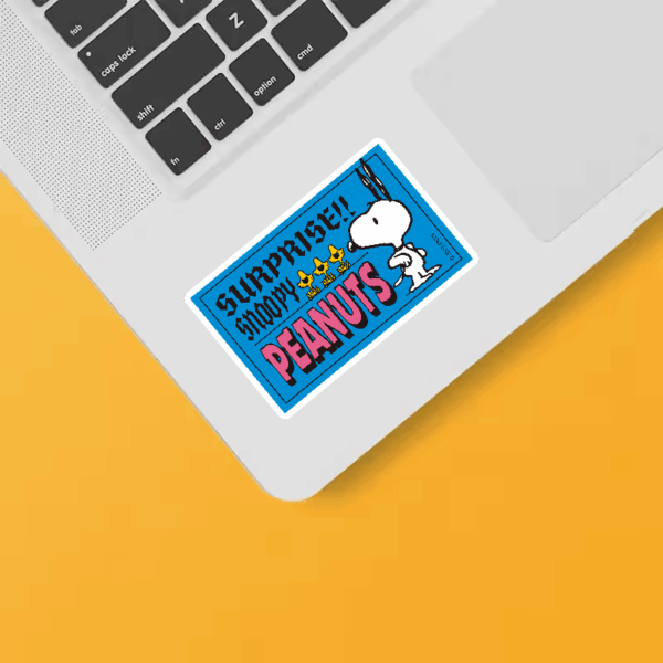 Surprise Snoopy Peanuts Sticker