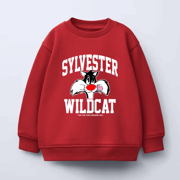 Sylvester The Wild Cat Looney Tunes Crewneck Sweatshirt