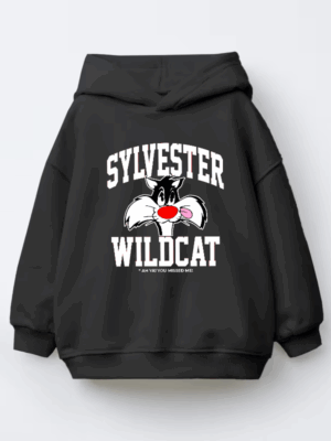 Sylvester the Wild Cat Looney Tunes Kids Hoodie