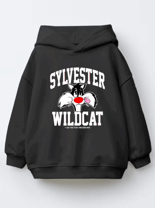 Sylvester the Wild Cat Looney Tunes Kids Hoodie