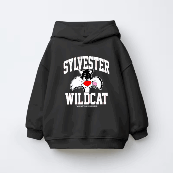 Sylvester the Wild Cat Looney Tunes Kids Hoodie
