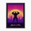 Symbol of Peace All Might Retro Wave My Hero Academia Poster