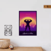 Symbol of Peace All Might Retro Wave My Hero Academia Poster