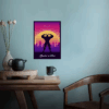 Symbol of Peace All Might Retro Wave My Hero Academia Poster